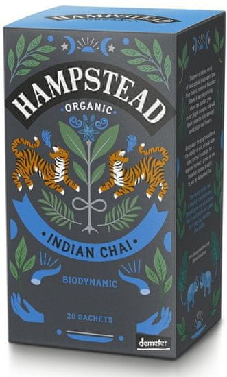 Hampstead Tea London BIO Chai čierny čaj s orientálnym korením 20 ks