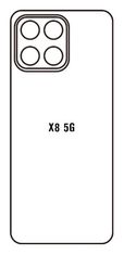 emobilshop Hydrogel - matná zadná ochranná fólia - Huawei Honor X8 5G
