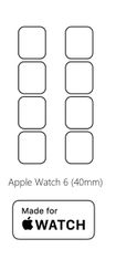 emobilshop Hydrogel - 8x matná ochranná fólia - Apple Watch 6 (40mm)
