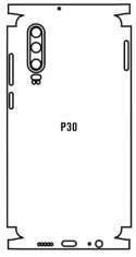 emobilshop Hydrogel - zadná ochranná fólia - Huawei P30 - typ výrezu 3