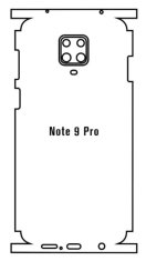 emobilshop Hydrogel - zadná ochranná fólia - Xiaomi Redmi Note 9 Pro - typ výrezu 2