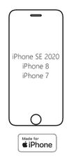 emobilshop Hydrogel - ochranná fólia - iPhone 7/8/SE 2020/SE 2022 - typ výrezu 4