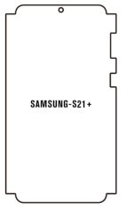 emobilshop Hydrogel - ochranná fólia - Samsung Galaxy S21+ - typ výrezu 3