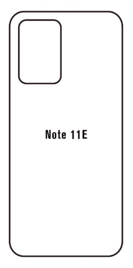 emobilshop Hydrogel - matná zadná ochranná fólia - Xiaomi Redmi Note 11E 5G