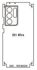 emobilshop Hydrogel - zadná ochranná fólia - Samsung Galaxy S21 Ultra 5G - typ výrezu 4