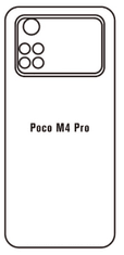 emobilshop Hydrogel - matná zadná ochranná fólia - Xiaomi Poco M4 Pro