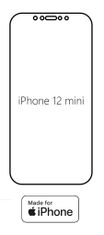 emobilshop Hydrogel - matná ochranná fólia - iPhone 12 mini - typ výrezu 3