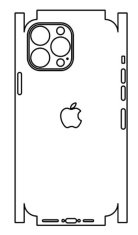 emobilshop Hydrogel - zadná ochranná fólia (full cover) - iPhone 13 Pro Max - typ výrezu 10