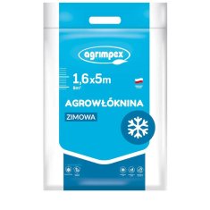 Agrimpex Zimné netkané rúno hrubé 1,6 m x 5 m biele