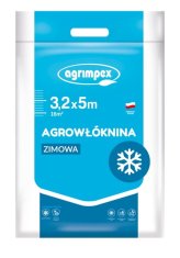 Agrimpex Zimné netkané zimné rúno 3,2 m x 5 m biele