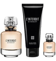 Givenchy L´Interdit – EDP 50 ml + telové mlieko 75 ml + EDP 10 ml