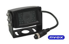 slomart Cúvacia kamera do auta 4PIN CCD2 SHARP v kovovom kryte 12V 24V... (NVOX GDB2095)