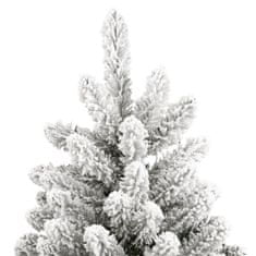 Vidaxl Umelý výklopný vianočný stromček so snehovými vločkami 270 cm