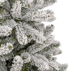 Vidaxl Umelý výklopný vianočný stromček so snehovými vločkami 270 cm
