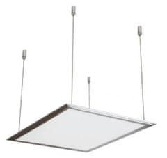 slomart LED stropný panel 120x30 48w lampa tenká kazeta 6000k studená + rám na povrch