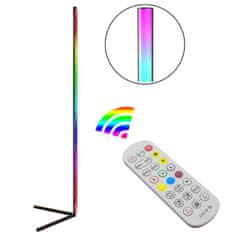 slomart ZD81 Rohová stojanová lampa 140cm rgb + bt