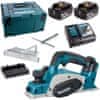 Makita Akumulátorový hoblík, päta 82 mm 18V LXT 2x3Ah DKP180RFJ