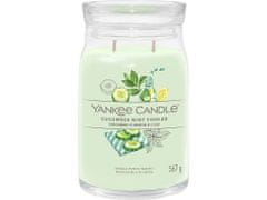 Yankee Candle Vonná sviečka Signature in glass large Cucumber Mint Cooler 567 g