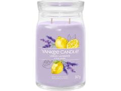 Yankee Candle Vonná sviečka Signature in glass large Lemon Lavender 567 g