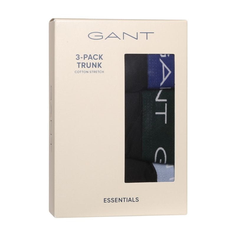 Gant 3PACK pánske boxerky čierné (902333003-005)