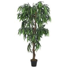 Petromila vidaXL Umelý mangový strom 900 listov 180 cm zelený