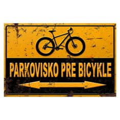 Retro Cedule Ceduľa Parkovisko pre bicykle