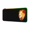 MG Lion RGB podložka pod myš 80 x 30 cm, čierna