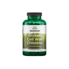 Swanson Doplnky stravy Broken Cell Wall Chlorella