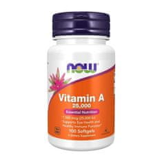 NOW Foods Doplnky stravy Vitamin A 25000 IU