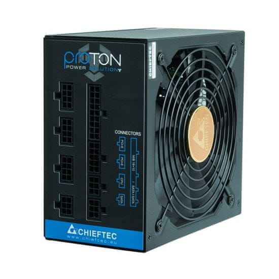 Chieftec zdroj BDF-750C / Proton Series / 750W / 140mm fan / akt. PFC / modulárna kabeláž / 80PLUS Bronze