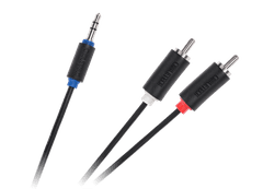 Cabletech Jack kábel 3,5-2RCA 5m cabletech štandard