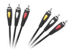 shumee 3RCA-3RCA 3,0m kábel Cabletech Eco-Line