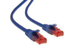 Maclean MCTV-301 N 47262 Káblový prepojovací kábel UTP cat6 plug-plug 1m modrý