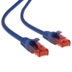 Maclean MCTV-300 N 47255 Káblový prepojovací kábel UTP cat6 plug-plug 0,5 m modrý