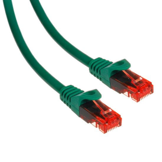 Maclean MCTV-302 G 47275 Káblový prepojovací kábel UTP cat6 zástrčka-zástrčka 2m zelená