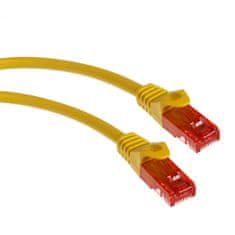 Maclean MCTV-302 Y 47274 Káblový prepojovací kábel UTP cat6 zástrčka-zástrčka 2m žltý