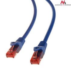 Maclean MCTV-300 N 47255 Káblový prepojovací kábel UTP cat6 plug-plug 0,5 m modrý