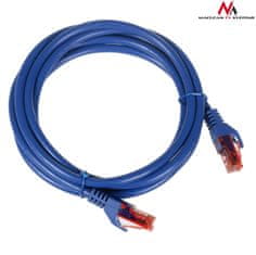 Maclean MCTV-303 N 47276 Káblový prepojovací kábel UTP cat6 plug-plug 3m modrý