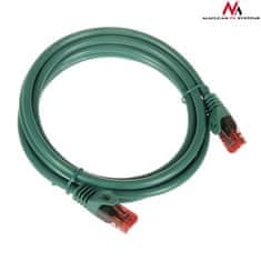 Maclean MCTV-302 G 47275 Káblový prepojovací kábel UTP cat6 zástrčka-zástrčka 2m zelená