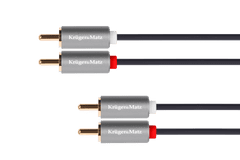 shumee 2RCA-2RCA kábel 10m Kruger & Matz Basic