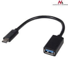 Kábel Maclean USB 3.0, AF-Type C, OTG, 15 cm, MCTV-843