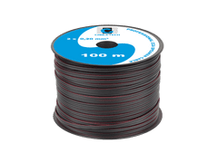 shumee Čierny reproduktorový kábel CCA 0,20 mm