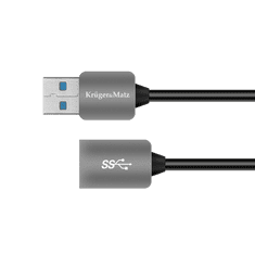 shumee USB3.0 kábel zástrčka - zásuvka 1m Kruger & Matz