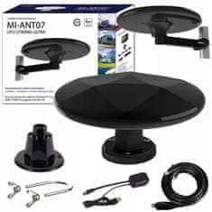 slomart Anténa Mistral Mi-Ant07 UFO Strong Ultra, čierna