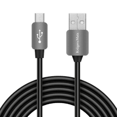 slomart USB - micro USB zástrčkový kábel 0,2m Kruger & Matz