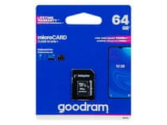 Blow 66-226# MicroSDXC karta 64GB + SD Cl10goodram UHS-I adaptér