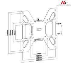 Maclean Maclean držiak na TV alebo monitor, max vesa 200x200, 23-42", 20kg, čierny, MC-597