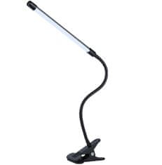 slomart Stolná LED lampa ZD20A s klipom