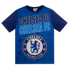 FAN SHOP SLOVAKIA Detské pyžamo Chelsea FC, tričko a šortky, modré | 10-11r