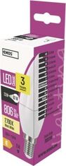 EMOS LED žiarovka Classic Candle 8W E14 teplá biela